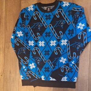 NFL Team Apparel Panthers Men's Sweater Size L